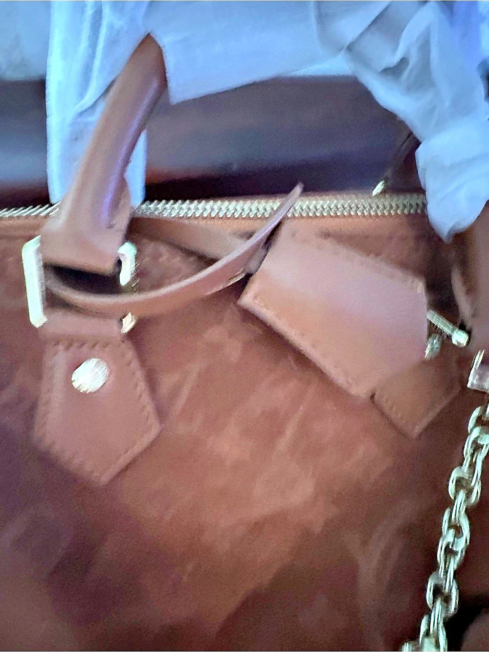 Louis Vuitton Speedy Bandoulière 30 Suede Brown Bag - Picture 6 of 7